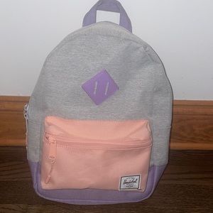 HERSCHEL BACKPACK. Preschool size with clip across chest